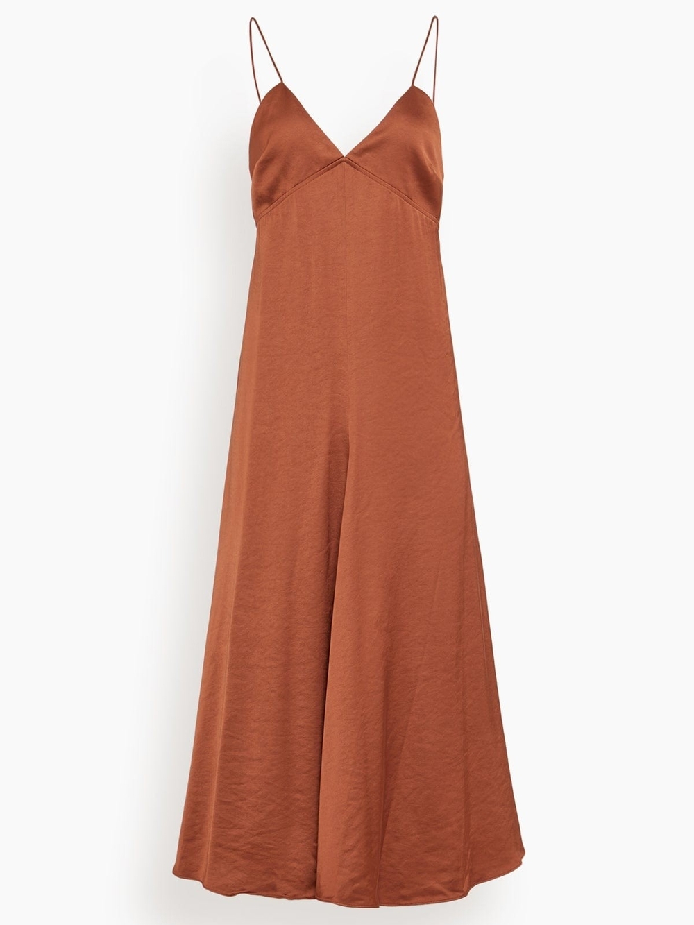 NWT SaintArt Fallon Rust Open Back Slip Dress XS Beautiful For Fall